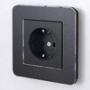 Миниатюра фото рамка werkel на 1 пост черный алюминий w0012608 4690389184420 | 220svet.ru