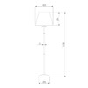 Миниатюра фото торшер eurosvet 01008/1 черный | 220svet.ru