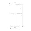 Миниатюра фото настольная лампа tk lighting 5552 juta | 220svet.ru