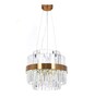 Миниатюра фото подвесная светодиодная люстра lumina deco ringletti ldp 8017-400 md | 220svet.ru