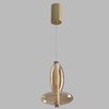 Миниатюра фото подвесной светодиодный светильник crystal lux quasar sp10w led amber | 220svet.ru