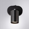 Миниатюра фото спот arte lamp aquarius a3226ap-1bk | 220svet.ru
