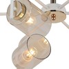 Миниатюра фото потолочная люстра illumico il8248-6cou-79 wh gd | 220svet.ru