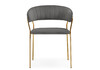 Миниатюра фото стул woodville kamelia 1 dark gray / gold 15470 | 220svet.ru