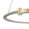 Миниатюра фото подвесной светодиодный светильник indigo circolato 14015/1p gold v000077l | 220svet.ru
