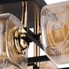 Миниатюра фото потолочная люстра reluce 72108-0.3-06 bk+fgd | 220svet.ru