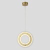 Миниатюра фото подвесной светильник crystal lux diego sp25w led brass | 220svet.ru