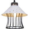 Миниатюра фото подвесная люстра reluce 02512-0.9-03 bk+wh | 220svet.ru