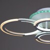 Миниатюра фото потолочная светодиодная люстра reluce 09820-3.3-2+2a wh (rgb) | 220svet.ru