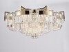 Миниатюра фото потолочная люстра newport 4356+6/pl gold м0062725 | 220svet.ru