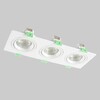 Миниатюра фото встраиваемый светильник crystal lux clt 002c3 wh v2 | 220svet.ru
