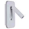 Миниатюра фото настенный светодиодный светильник reluce 86204-9.2-001kt led12w+usb wt | 220svet.ru