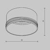 Миниатюра фото кольцо декоративное maytoni technical focus ringm-12-w | 220svet.ru