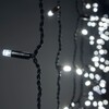 Миниатюра фото гирлянда занавес облегченный c колпачком 2x1м белый 220в, 200 led, провод черный каучук 2,3мм ip65 ltc eco200not-1-2w | 220svet.ru