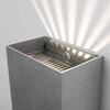 Миниатюра фото уличный настенный светодиодный светильник elektrostandard sole 35149/d серый a058903 | 220svet.ru