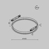 Миниатюра фото трековый магнитный светодиодный светильник maytoni rim tr227-2-24w3k-b | 220svet.ru