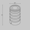 Миниатюра фото уличный встраиваемый светильник maytoni vent o516dl-l8s3k | 220svet.ru