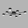 Миниатюра фото потолочная люстра lumion torina 8344/8c черный | 220svet.ru