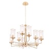 Миниатюра фото подвесная люстра crystal lux gloria sp9 brass | 220svet.ru