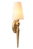 Миниатюра фото бра crystal per ap1 brass/beige | 220svet.ru