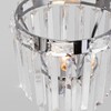 Миниатюра фото настольная лампа eurosvet 01136/1 хром/прозрачный хрусталь strotskis | 220svet.ru