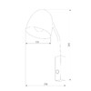 Миниатюра фото бра tk lighting 4167 black | 220svet.ru