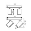 Миниатюра фото спот kanlux evalo el-4o b-sr 35697 | 220svet.ru