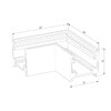 Миниатюра фото коннектор l-образный elektrostandard brass line 85224/00 a069639 | 220svet.ru