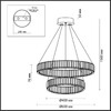 Миниатюра фото подвесная люстра odeon light vekia 4930/60l | 220svet.ru