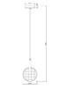 Миниатюра фото подвесной светодиодный светильник freya nova fr6002pl-l15bs | 220svet.ru