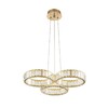 Миниатюра фото подвесной светодиодный светильник indigo favo 12036/3p brass v000073l | 220svet.ru