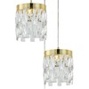 Миниатюра фото подвесная люстра indigo anna v12029/3p gold v000495 | 220svet.ru