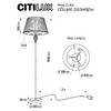 Миниатюра фото торшер citilux вена cl402933 | 220svet.ru