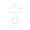 Миниатюра фото встраиваемый светодиодный светильник elektrostandard 25096/led a066138 | 220svet.ru