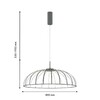 Миниатюра фото подвесной светодиодный светильник favourite vertex 4285-8p | 220svet.ru