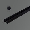 Миниатюра фото шинопровод reluce rl 06036 track rail 2000mm bk | 220svet.ru