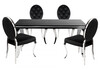 Миниатюра фото обеденная группа woodville элевис black 599478 | 220svet.ru