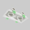 Миниатюра фото встраиваемый светильник crystal lux clt 069c2 wh | 220svet.ru