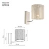 Миниатюра фото бра rivoli evonne 2088-401 б0055641 | 220svet.ru