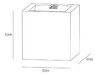 Миниатюра фото настенный светильник deko-light mini cube gray 620136 | 220svet.ru