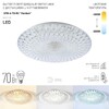 Миниатюра фото потолочный светодиодный светильник эра spb-6-70-rc б0051100 | 220svet.ru
