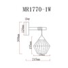 Миниатюра фото бра myfar bella mr1770-1w | 220svet.ru