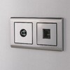 Миниатюра фото рамка на 2 поста werkel глянцевый никель w0021602 4690389159039 | 220svet.ru