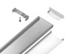 Миниатюра фото профиль накладной для светодиодной лент ambrella illumination gp1500al | 220svet.ru