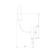 Миниатюра фото бра eurosvet 60139/1 золото | 220svet.ru