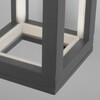 Миниатюра фото уличный настенный светодиодный светильник elektrostandard frame 1527 techno led серый a051856 | 220svet.ru