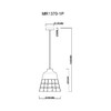 Миниатюра фото подвесной светильник myfar hill mr1370-1p | 220svet.ru