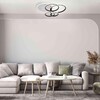 Миниатюра фото потолочная светодиодная люстра escada contour 10213/4led bl white | 220svet.ru