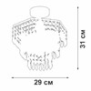 Миниатюра фото потолочный светильник vitaluce v5883-1/1pl | 220svet.ru