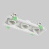 Миниатюра фото встраиваемый светильник crystal lux clt 069c3 wh | 220svet.ru